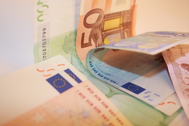 eurové bankovky